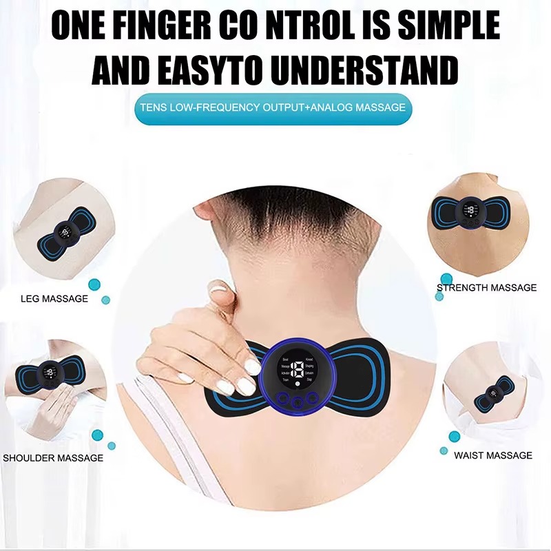 Mini Masajeador Portátil EMS Recargable 8 Modos - Imagen 6