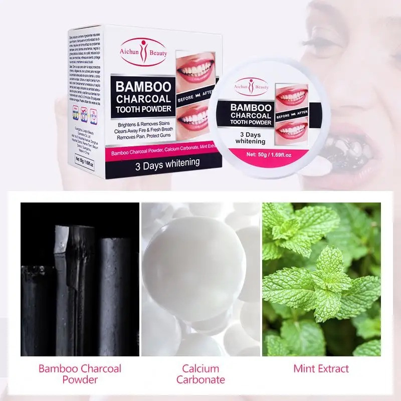 Blanqueador Dental En Polvo Aichun - Imagen 5