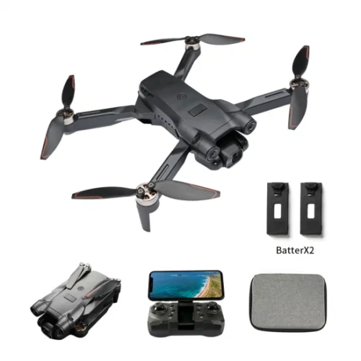 Dron Plegable E88 Pro con Cámara WiFi FPV - Imagen 4