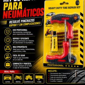 KIT DE REPARACIÓN PARA NEUMÁTICOS